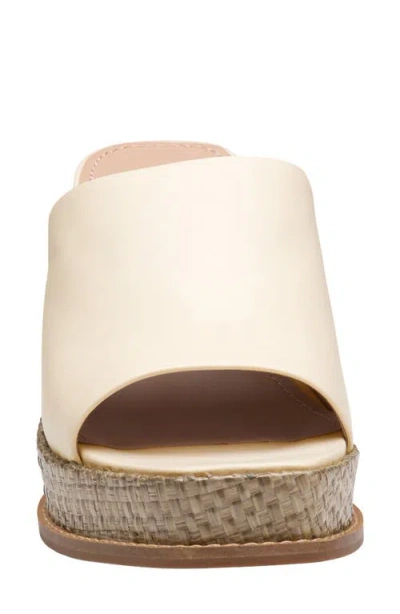 Johnston & Murphy Mallory Platform Wedge Slide Sandal In Neutral