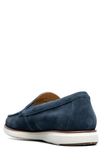 Florsheim Tropics Venetian Moc Toe Loafers In Blue