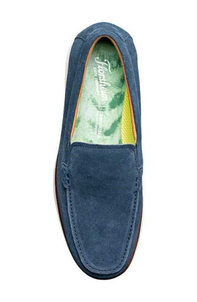 Florsheim Tropics Venetian Moc Toe Loafers In Blue