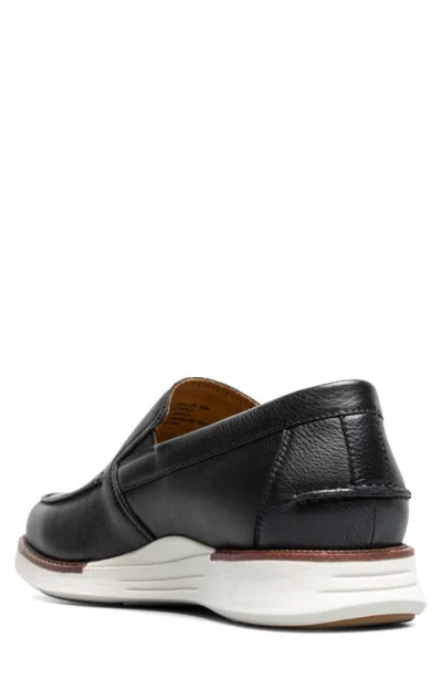 Florsheim Launch Moc Toe Venetian Slip-on In Black