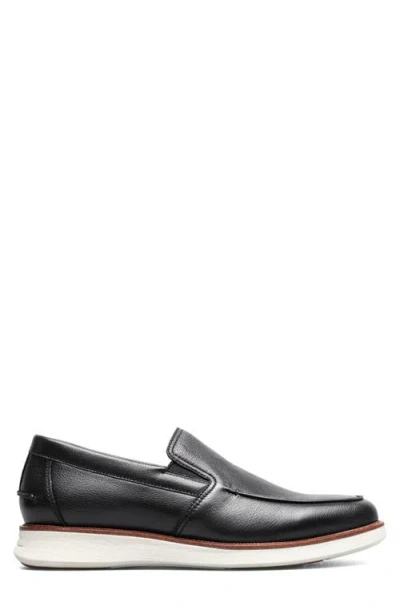 Florsheim Launch Moc Toe Venetian Slip-on In Black