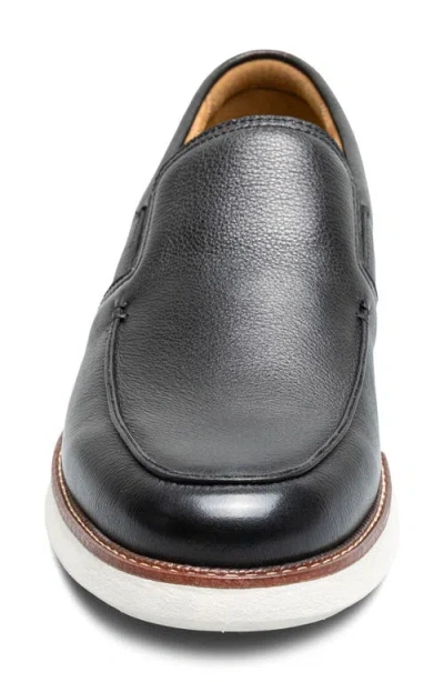 Florsheim Launch Moc Toe Venetian Slip-on In Black