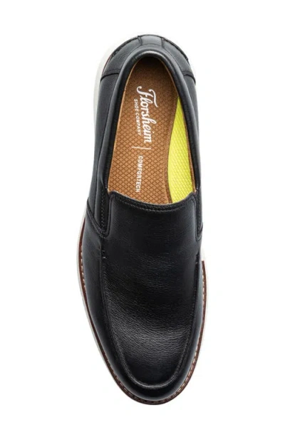 Florsheim Launch Moc Toe Venetian Slip-on In Black