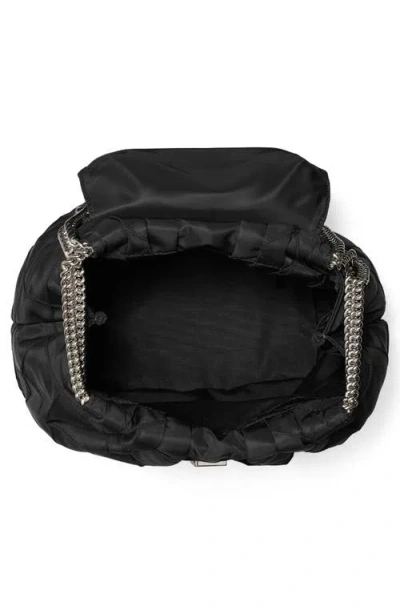 Tory Burch Fleming Nylon Backpack In Black