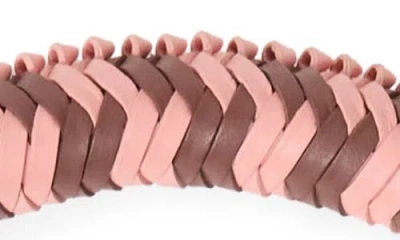 Clare V . Braided Leather Top Handle In Multi