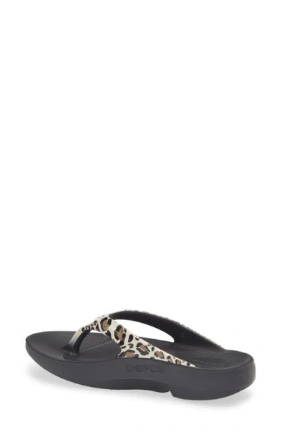 Oofos Oolala Flip Flop In Neutral