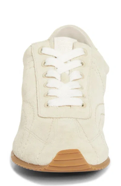 Totême Flex Suede Sneakers Stone In Multi