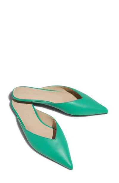 Yosi Samra Nera Pointed Toe Flat In Blue