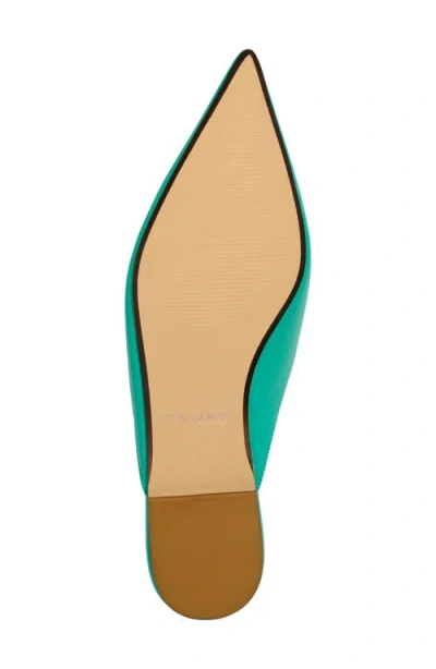 Yosi Samra Nera Pointed Toe Flat In Blue