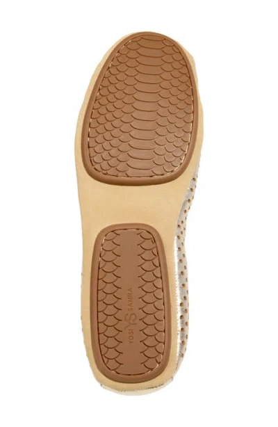 Yosi Samra Samara Foldable Ballet Flat In Gold