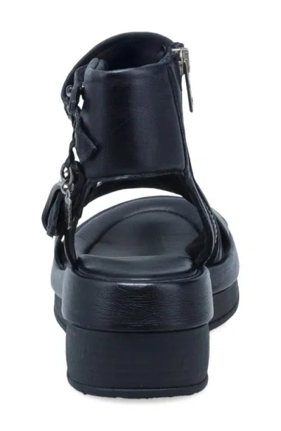 As98 A.s.98 Spaulding Ankle Strap Sandal In Black