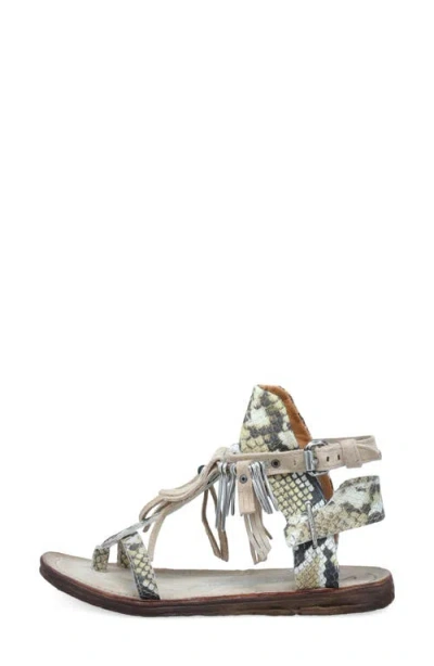 As98 A.s.98 Raleigh Ankle Strap Sandal In Multi