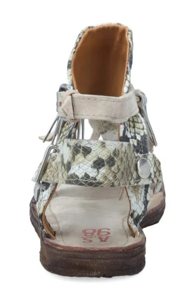As98 A.s.98 Raleigh Ankle Strap Sandal In Multi