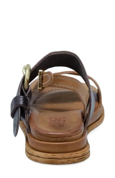 As98 A.s.98 Seger Quarter Strap Sandal In Multi