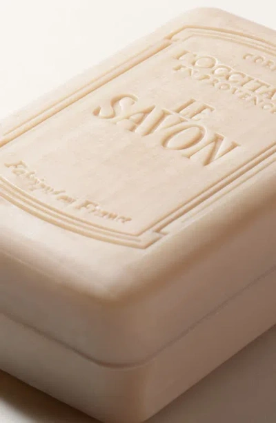 L'occitane Le Savon Shea Extra Rich Body Soap In Transparent