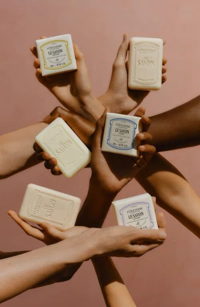 L'occitane Le Savon Shea Extra Rich Body Soap In Transparent