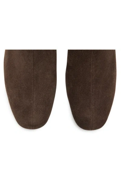 Mango Round Toe Ankle Bootie In Brown