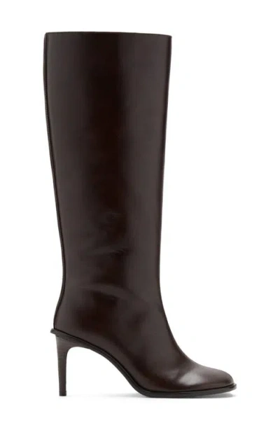 Mango Knee High Boot In Brown