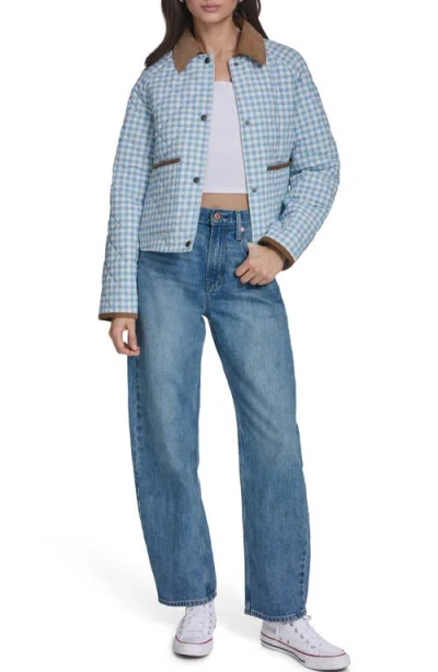 Levi's Quilted Barn Jacket In Blue