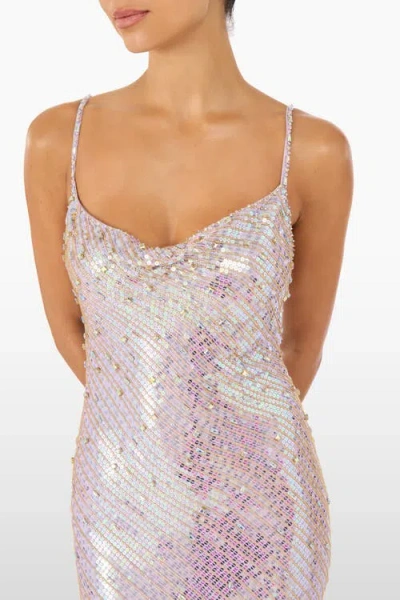 Jenny Packham Foxx Embellished Dress In Multi