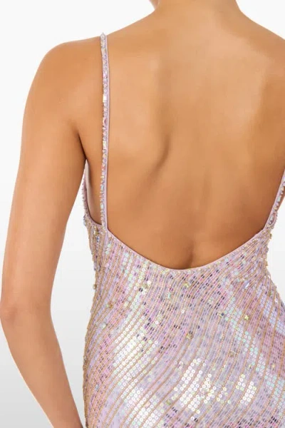 Jenny Packham Foxx Embellished Dress In Multi