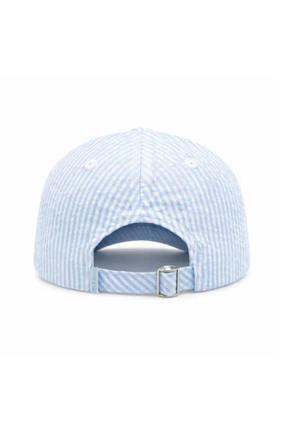 Bits & Bows Bunny Baseball Hat In Blue