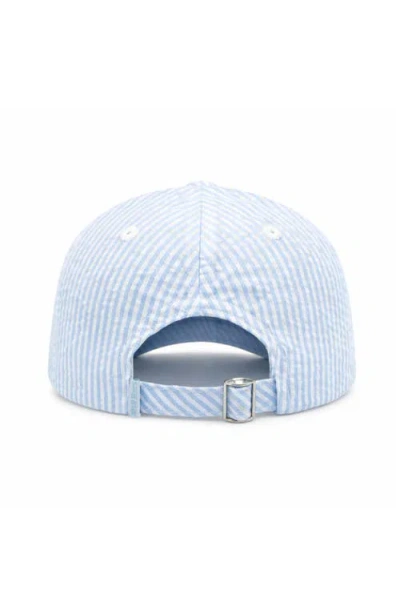 Bits & Bows Shamrock Baseball Hat In Blue