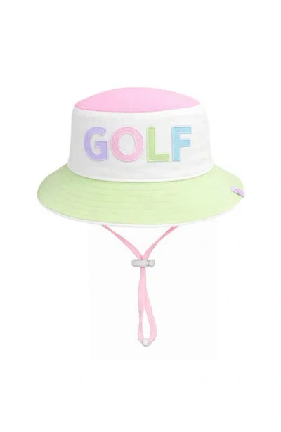 Bits & Bows Rainbow Golf Bucket Hat In Multi
