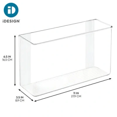 Idesign Adhesive Organizer Bin For Kitchen In Transparent