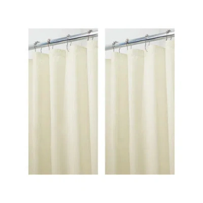 Idesign Solid Polyester Shower Curtain In Neutral