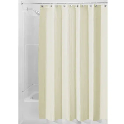 Idesign Solid Polyester Shower Curtain In Neutral