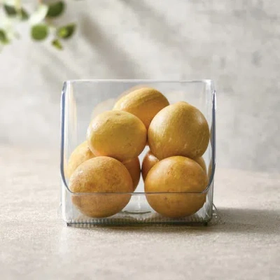 Idesign Stackable Open-front Storage Bin, Set Of 3, Clear, Made In Transparent