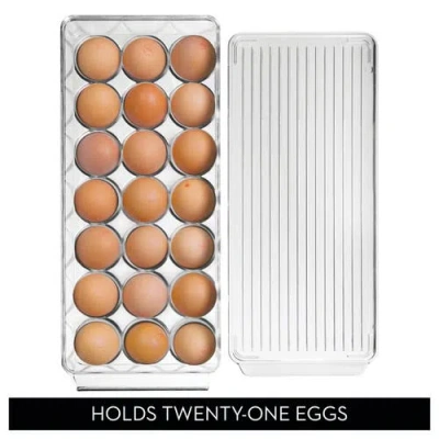 Idesign Plastic Egg Holder In Transparent