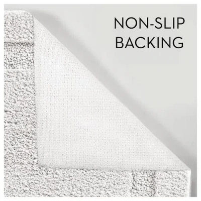 Idesign Microfiber Bath Mats In White