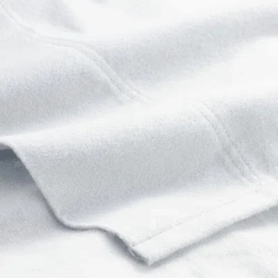 Bare Home 100% Organic Cotton Flannel Sheet Set In White
