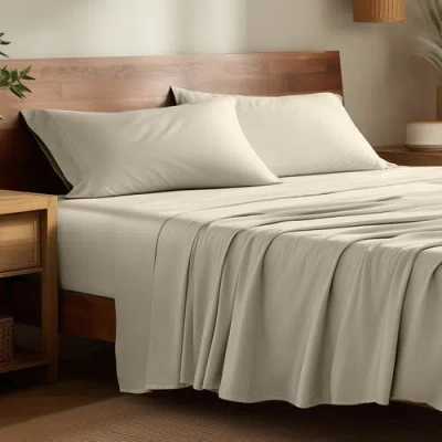 Bare Home Cooling Rayon Sheet Set In Neutral