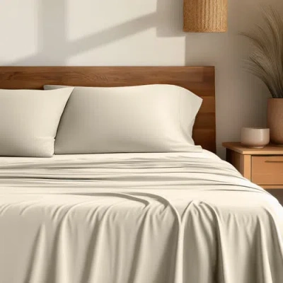 Bare Home Cooling Rayon Sheet Set In Sand
