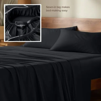 Bare Home Cooling Rayon Sheet Set In Black