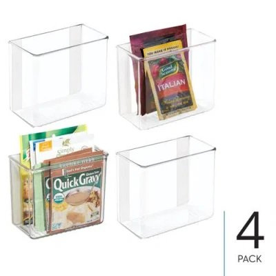 Idesign Adhesive Organizer Bin For Kitchen In Transparent