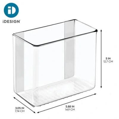 Idesign Adhesive Organizer Bin For Kitchen In Transparent