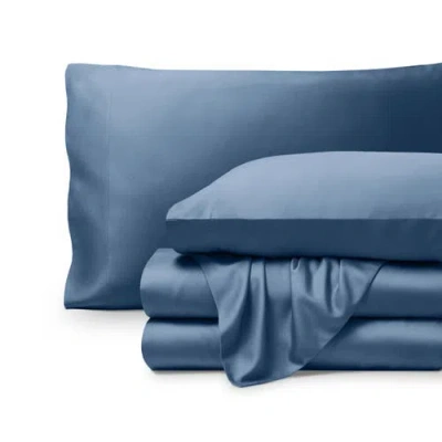 Bare Home Cooling Rayon Sheet Set In Blue