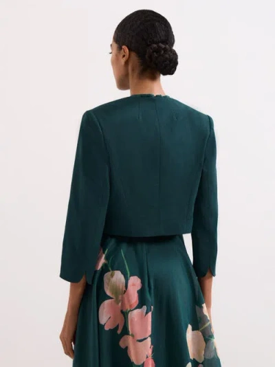 Phase Eight Arlette Teal Jacket In Blue