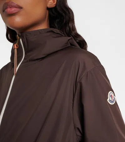 Moncler Fegeos Technical Jacket In Brown