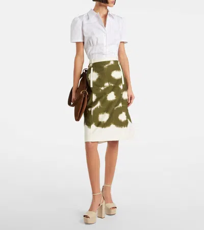 Prada Plateausandalen Aus Nappa-leder In Neutral