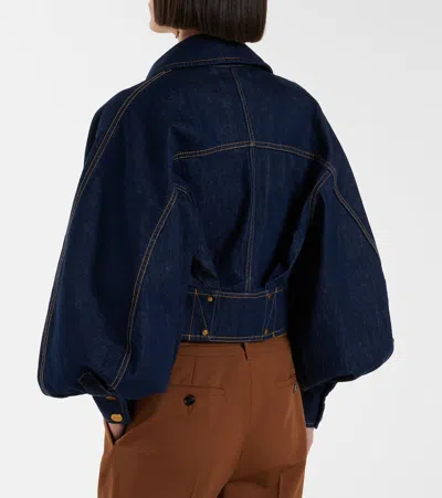 Zimmermann Luna Denim Jacket In Blue