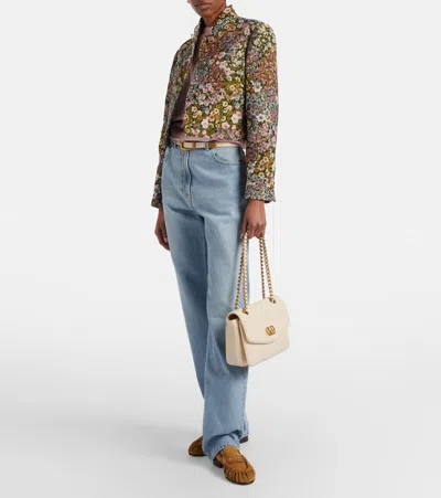 Valentino Garavani  Garavani Djuna Medium Chain Bag In Nappa Leather Woman Butter Uni In Neutral