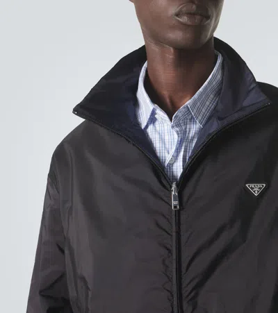 Prada Re-nylon Jacket In Black