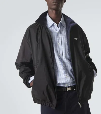 Prada Re-nylon Jacket In Black