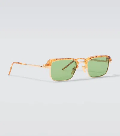 Jacques Marie Mage Rectangular Sunglasses In Green