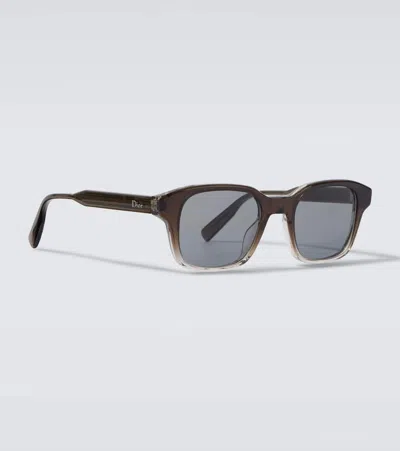 Dior Ibbon S1i Square Sunglasses In Blue